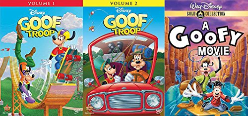 Goofy Collection - Disney's Goof Troop Volume 1 & 2 and A Goofy Movie (Gold Collection) 7-DVD Bundle