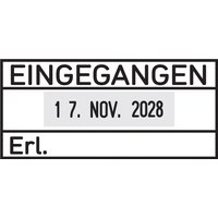 trodat Datumstempel 2910/L , EINGEGANGEN, + 4 Felder