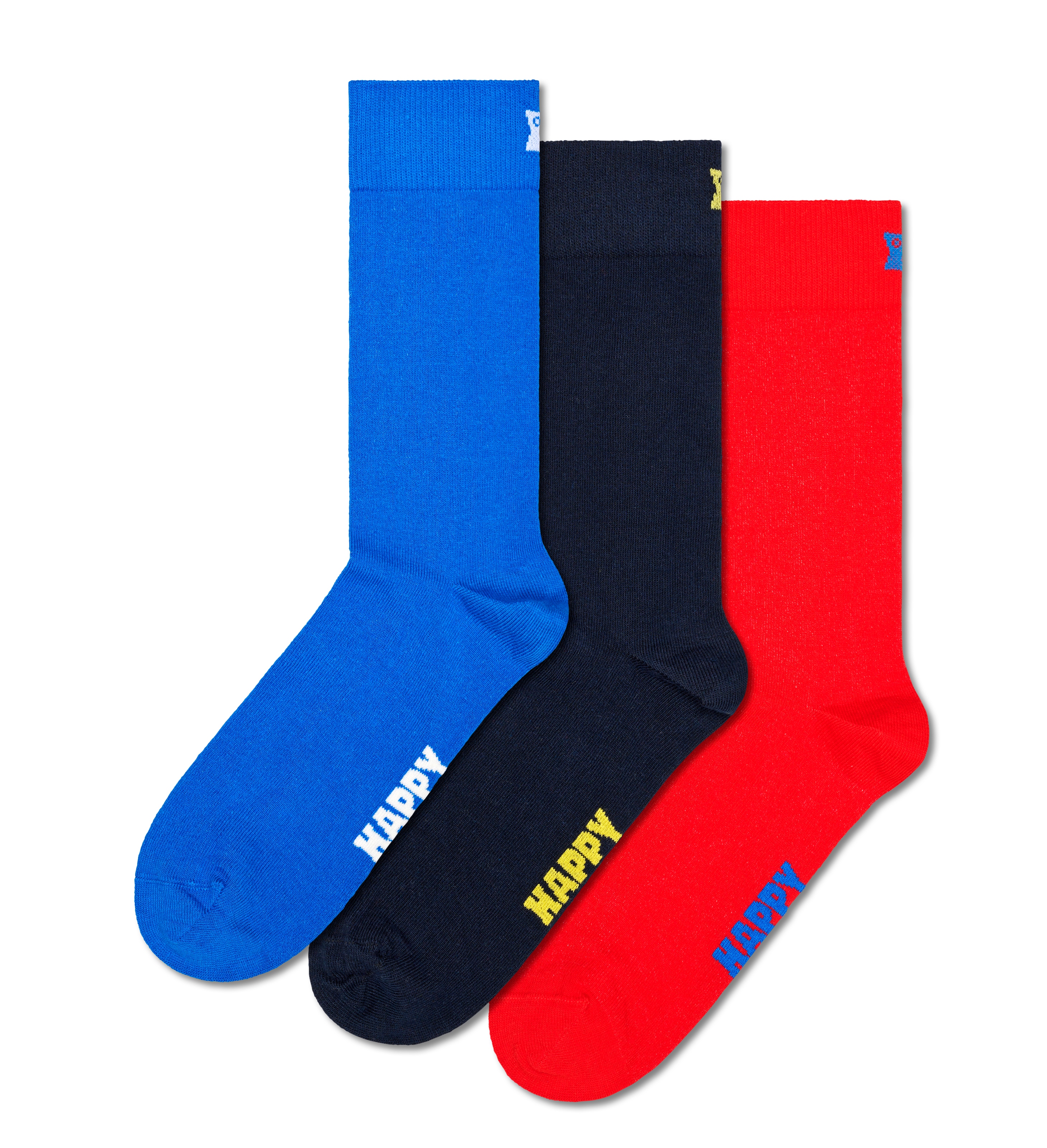 Happy Socks 5-Pack Color Smash Socks Set, farbenfrohe und fröhliche, Socken für Männer und Frauen, Mehrfarbig (41-46)