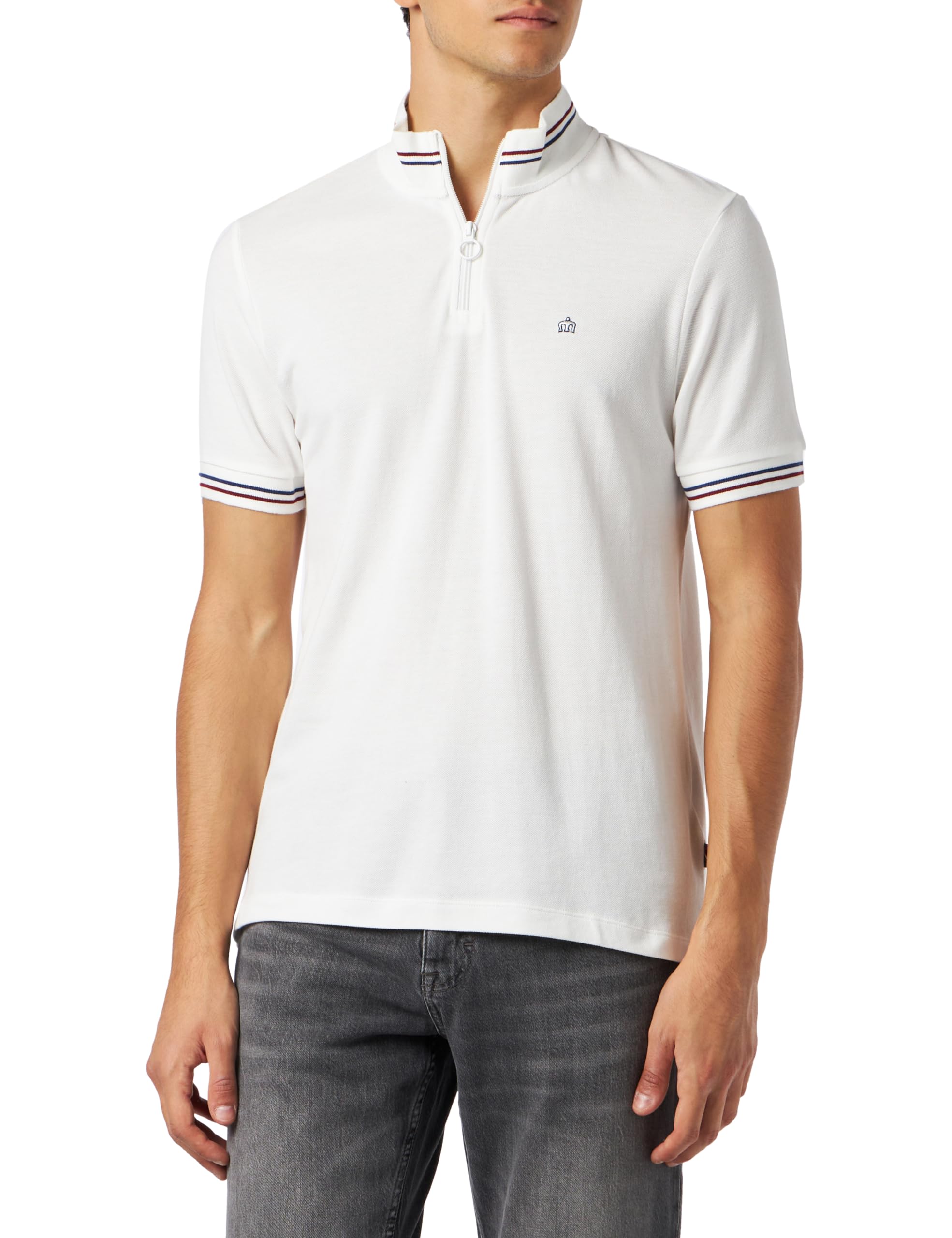 Merc Herren Colliford Poloshirt, vanille, XXL