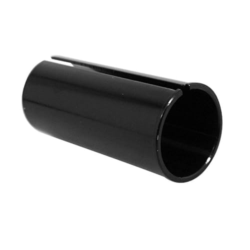 cyclingcolors Fahrrad Adapter HÜLSE REDUZIERHÜLSE Sattel Shim SATTELSTÜTZE Aluminium RENNRAD MTB REDUZIER, 31,6mm > 34,9mm schwarz