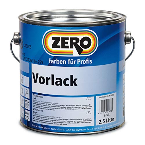 Vorlack / Vorstreichfarbe Weiß Neu von Zero Lack 750 ml