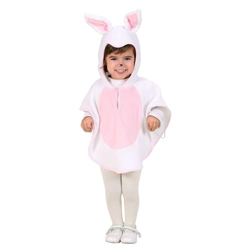 "PLUSH BUNNY" (hooded poncho) - (98 cm / 1-2 Years)