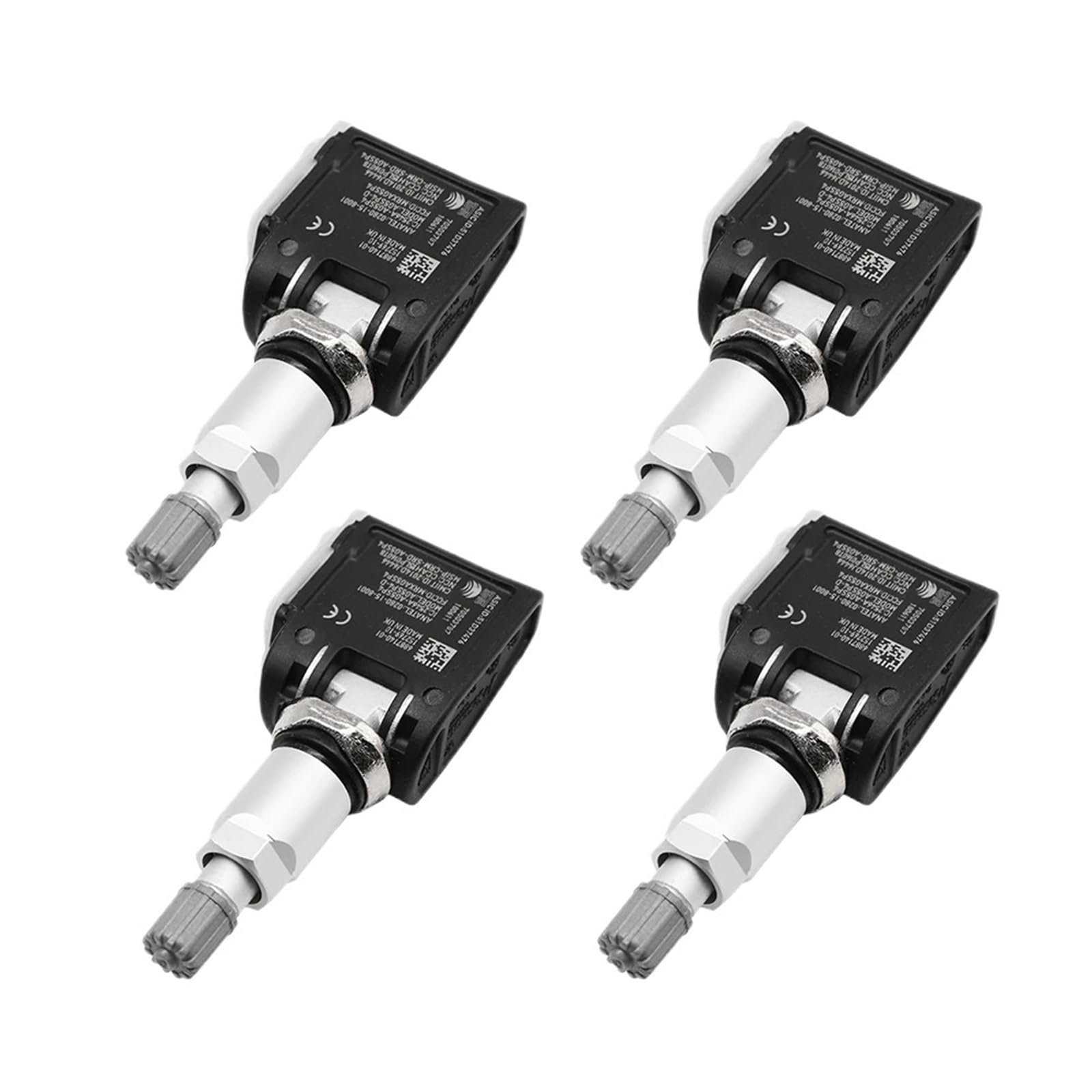 ZHjLut TPMS-Sensor Kompatibel mit X3 X4 X5 X6 X7 für G01 G02 G05 G06 G07 TPMS ReifendrucksensorA0009052102(4 pcs)