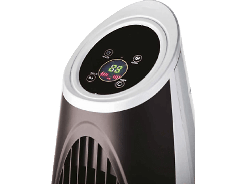 FAKIR 6953009 TVL 90 Turmventilator Silber/Dunkelgrau (90 Watt)