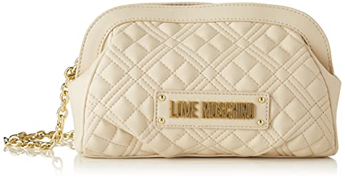 Love Moschino Damen Kollektion Herbst Winter 2021 Umhängetasche, Weiß, Einheitsgröße