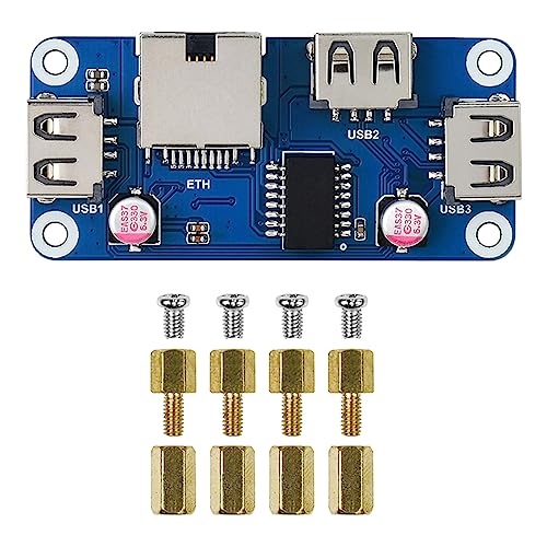 Für Serien Ethernet/USB HUB BOX ETH/USB HUB HAT (B) 1 x RJ45 3 x USB 2.0