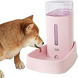 Futterautomat Katze Nassfutter Futterautomat Katze Hundefutterautomat Abnehmbarer Futterautomat für Hunde Wasserspender für Haustiere pink,Water Feeder