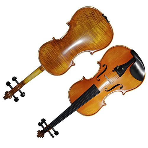 Violine Anfänger Matt 4/4 Violine Natural Striped Maple Handgefertigtes Antikes Professionelles Violininstrument (Color : 1/8)