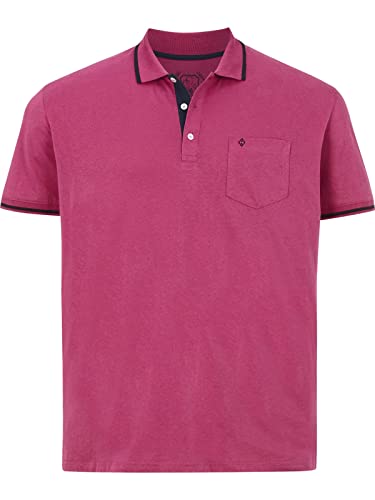 Charles Colby Herren Poloshirt Earl Fen pink 4XL (XXXXL) - 68/70