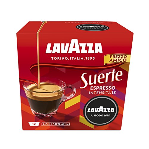 Lavazza A Modo Mio Espresso Suerte Kaffeekapseln, Packung mit 60 Kapseln