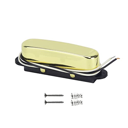 ZENGXUE Keramikaufnahmehals Tl. E-Gitarren-Einzelspulenabholung für Tl. Stil-Gitarren-Parts3-Farben für die Option Humbucker Tonabnehmer Set (Color : Gold)