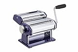 Kitchen Craft World of Flavours Nudelausrollmaschine aus Edelstahl-Blau, Edelsthal, 1 x 1 x 1 cm