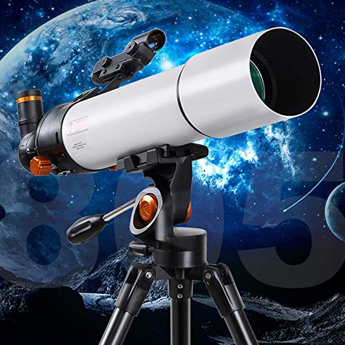 Teleskop für Astronomie-Einsteiger, astronomisches Teleskop mit Stativ und Rucksack, Linsenteleskop für Anfänger, Erwachsene und Kinder,(