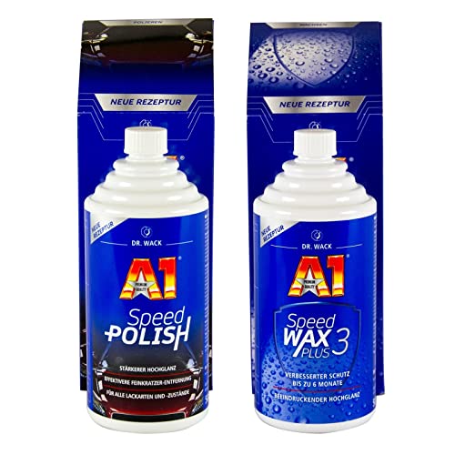 A1 DR. WACK Speed Polish Politur 250 ml Speed Wax Plus 3 Wachs 250 ml