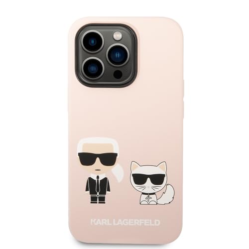 KARL LAGERFELD KLHMP14XSSKCI Hülle für iPhone 14 Pro Max 6,7" hardcase Hell-Pink