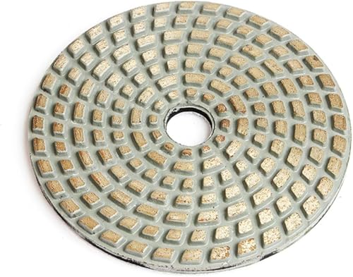 Keramikfliesen poliert, Schleifplatte, Diamant-Polierpads, 5-Zoll-Diamant-Polierpad, 125 mm Schleifscheibe, Sintermetallbindung, Diamant-Schleifscheibe for Beton, Granit, Winkelschleifer(50)