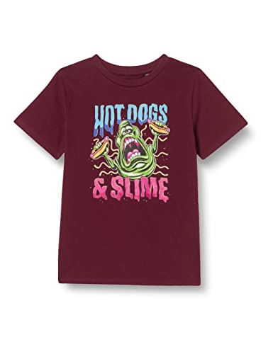 cotton division Jungen Boghosdts015 T-Shirt, Bordeaux, 10 Jahre