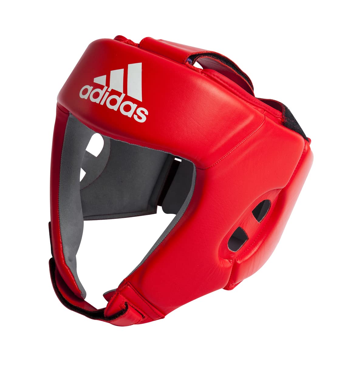 adidas Unisex – Erwachsene IBA Boxing Head Guard Kopfschutz, Rot, S