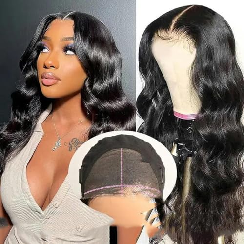 13x6 Lace Front Echthaarperücken für Frauen 13x4 Lace Frontal Perücke Preplucked Pre Cut 5x5 6x4 Glueless Wig Wear And Go-14inches-180%-6x4 HD Lace Wig