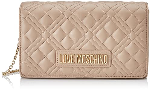 Love Moschino Damen Borsa Quilted Pu Nude Umhngetasche, Hautfarben