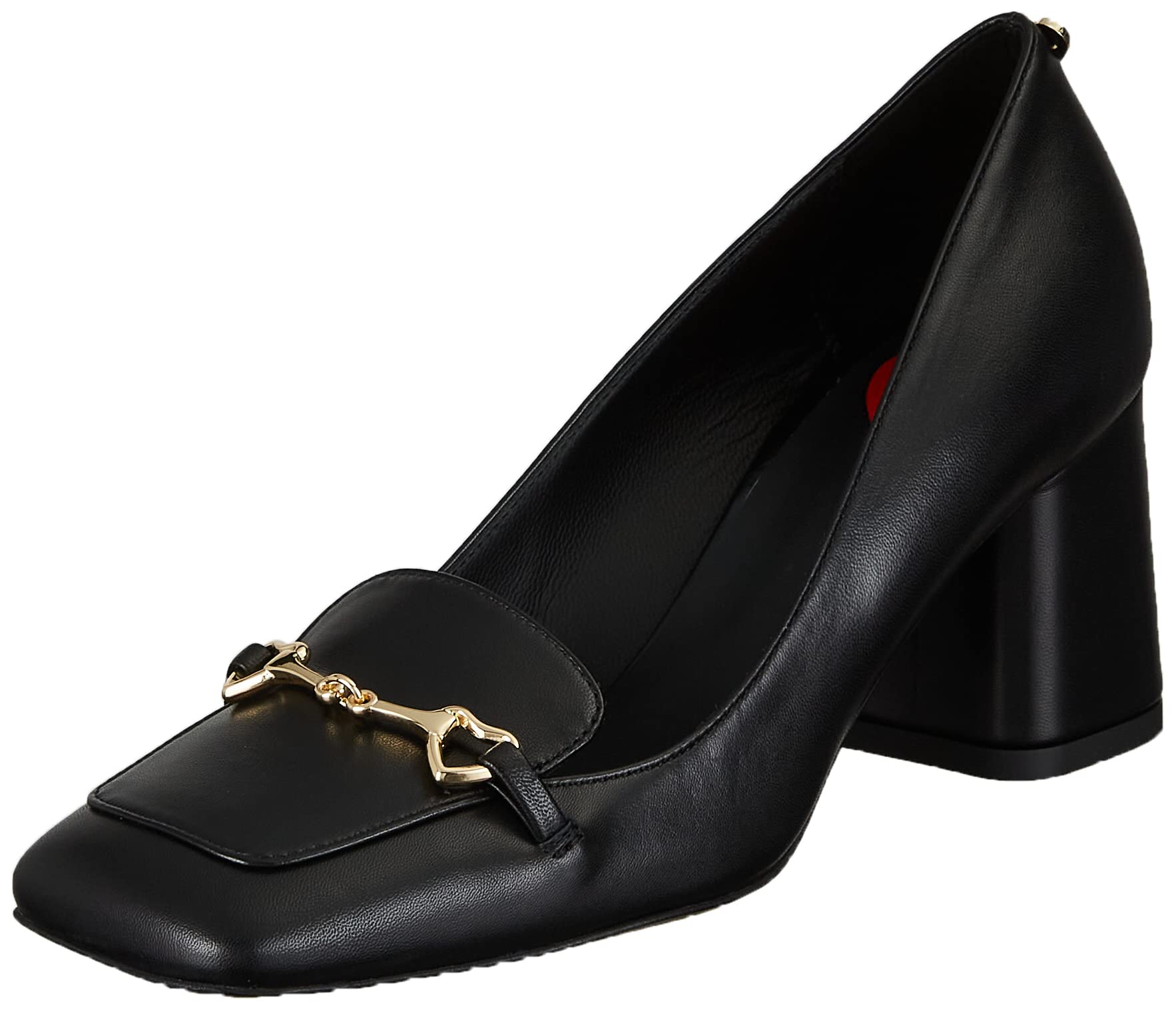 Love Moschino Damen Scarpad.grob75 Kalbsleder Schuh, Schwarz, 38 EU