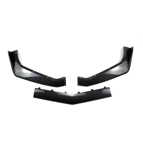 Splitter Auto Frontspoilerlippe Unterkörper-Kit Autozubehör Für Chevrolet Für Corvette C7 Modifizierte Zr1-Stoßstange 2014-2019 Frontlippe(Kohlefaser-Optik)