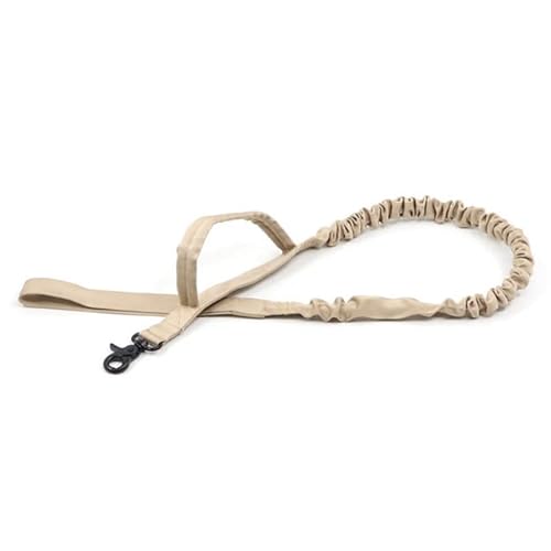 Hundehalsband Trainingshalsbänder Design Hundehalsband für große Hunde Militärisches Hundehalsband für mittelgroße und große Hunde Heimtierbedarf-Schleppseil-Khaki,M(38-47cm)