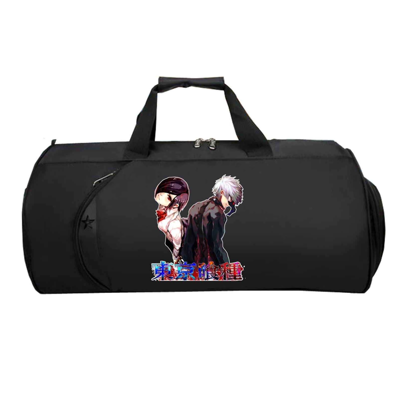 Tok-yo Gho-ul Cabin Bag Anime, Reisetasche Tasche für Flugzeug Unter Sitzplatz, Tote Bag füR Sport Reisen Gym Urlaub Flugzeug(Black 11)