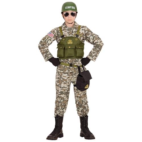 WIDMANN 96849 COSTUME MILITARE NAVY SEALS 14/16 #9684