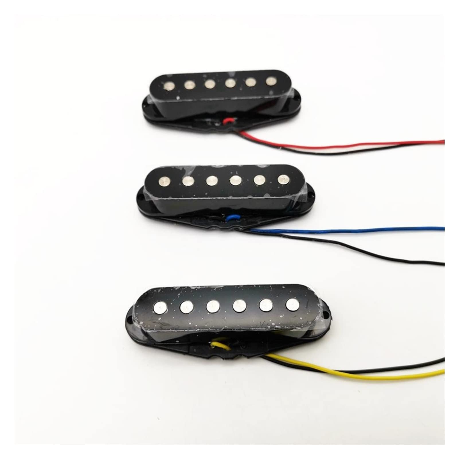 ZENGXUE Gitarren-Pickups. SSS. Einzelne Spule Geschlossene Keramik Pickups Schwarze E-Gitarren-Pickups Humbucker Tonabnehmer Set