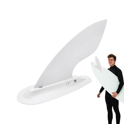 Ersatz für Paddle-Board-Flossen, aufblasbare Paddle-Board-Flosse,9 Zoll Surfflossen | Schnellspannbare Longboard-Finne, abnehmbare Surfboard-Heckflosse für Anfänger und Profis, Installation ohne Werkz