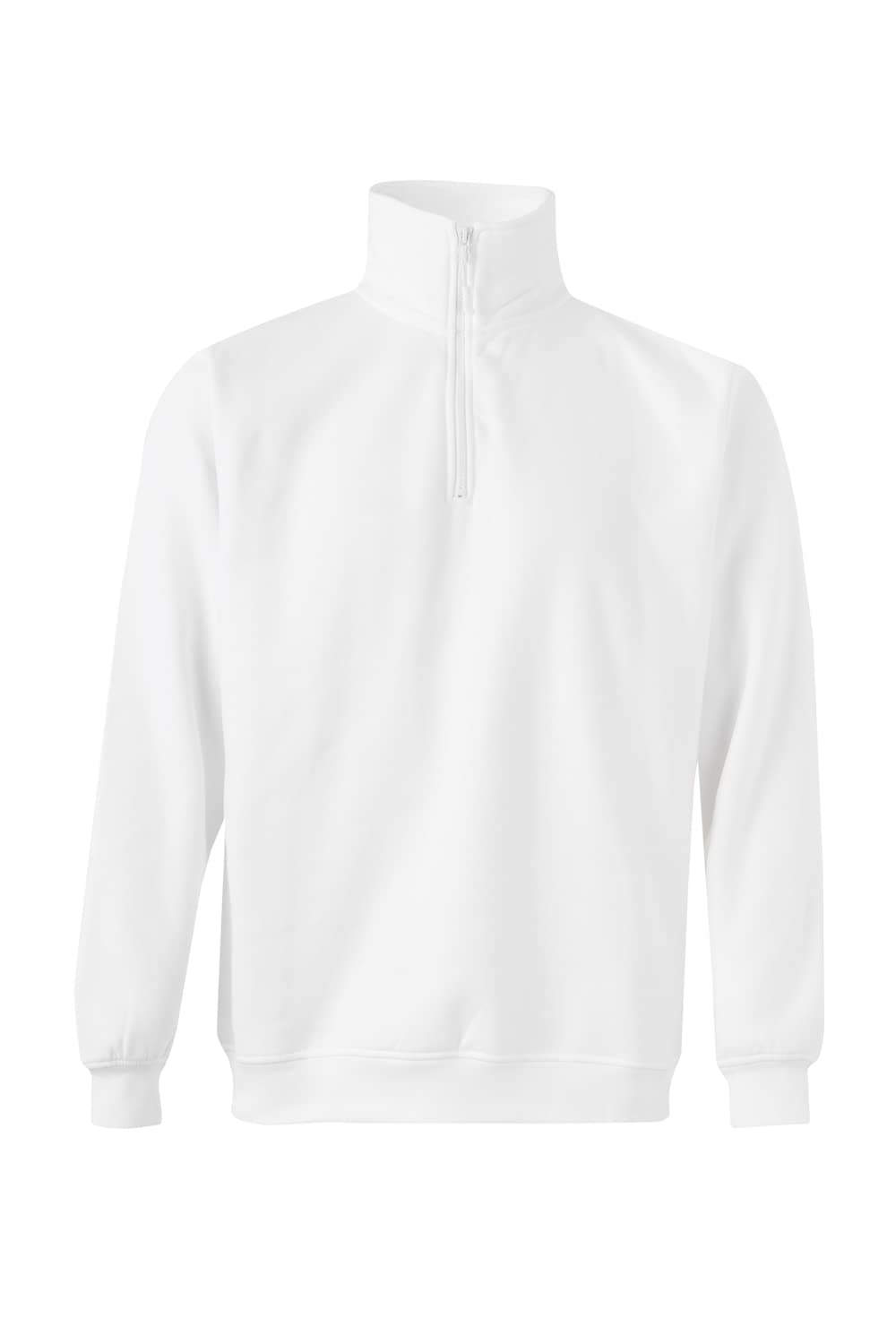 Velilla 105702 7 – BLANCO M – Sweatshirt mit halben Reißverschlüssen, Unisex, Weiß, Größe M