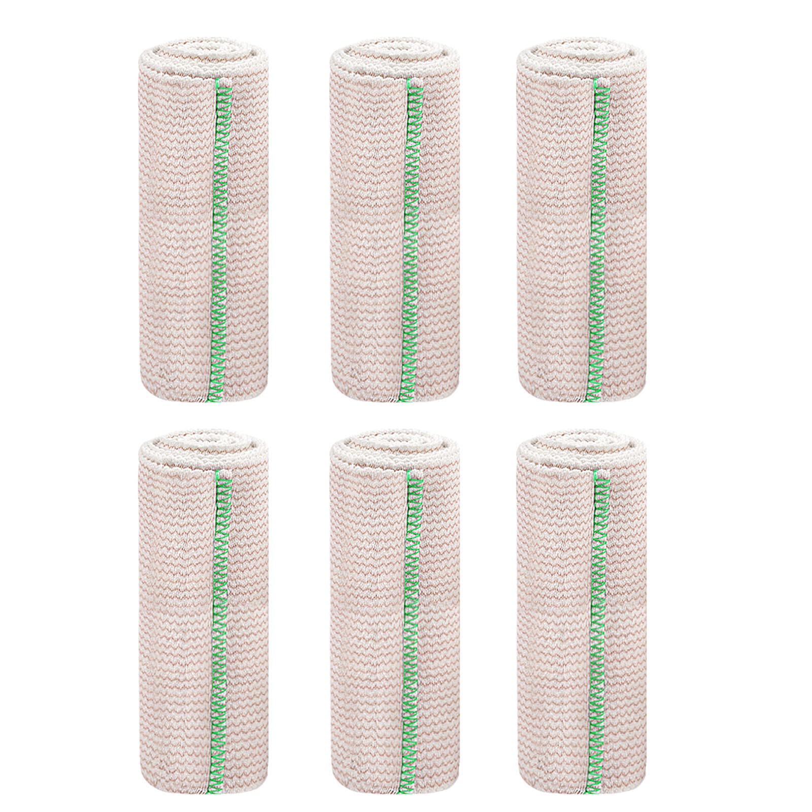 Fhkpsqkcn 6-teiliges bequemes, elastisches Stützbandage-Set, atmungsaktive Kompressionsbandage für Gelenkstabilität bei Sport und Therapien