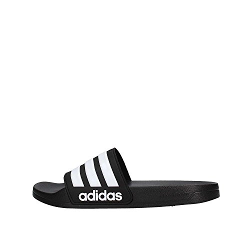 Adidas Adilette Shower, Herren Dusch- & Badeschuhe, Schwarz (Core Black/Footwear White/Core Black 0), 40 1/2 EU