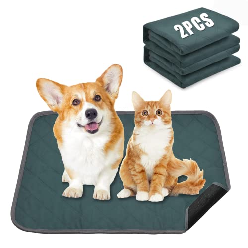 Wiederverwendbare Trainingsunterlagen für Hunde, Waschbare PIPI Pads Absorbierende Inkontinenz PIPI Matten für Haustiere für Hunde, Katzen, Meerschweinchen, Kaninchen, Drinnen und Draußen, Autoreisen…