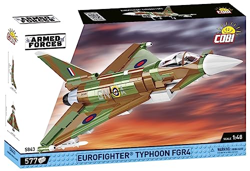 COBI Armed Forces 5843 - RAF Typhoon FGR4, 577 Bauteilem Maßstab 1:48