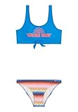 Protest Girls Prtnaom Jr Bikini Blau - Sportlicher verspielter Mädchen Bikini, Größe 140 - Farbe Palace Blue