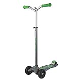 Micro Mobility Micro Maxi Kickboard Deluxe Pro Green, grün, Polyamid, Glasfaserverstärkter Kunststoff, Altersgruppe: ab 5 Jahren, Belastbarkeit: 50 kg, MMD089