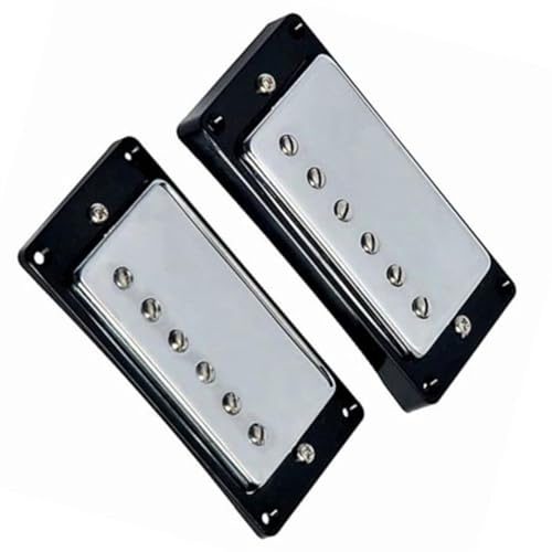 1Set E-Gitarre Humbucker aus Edelstahl Ersatzteile Single-Coil-Tonabnehmer