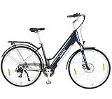 Trek-28D Trekking Pedelec | E-Bike | City Elektrofahrrad 28 Zoll Li-Ion-Akku 36V/13Ah Motor 250W Fahrunterstützung 25 km/h Modelljahr 2022 (Blau)