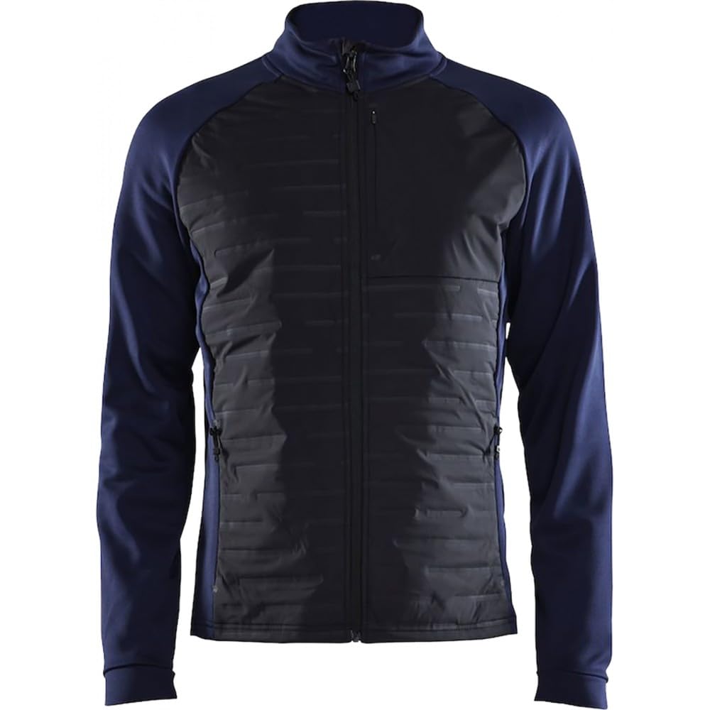 Craft ADV Unify Hybrid Jacket | Übergangsjacke Herren 3XL | Navy/Black | Leichte Jacke aus funktionellem Material | Mit 2 Taschen und 1 Brusttasche| Leichte Jacke Herren