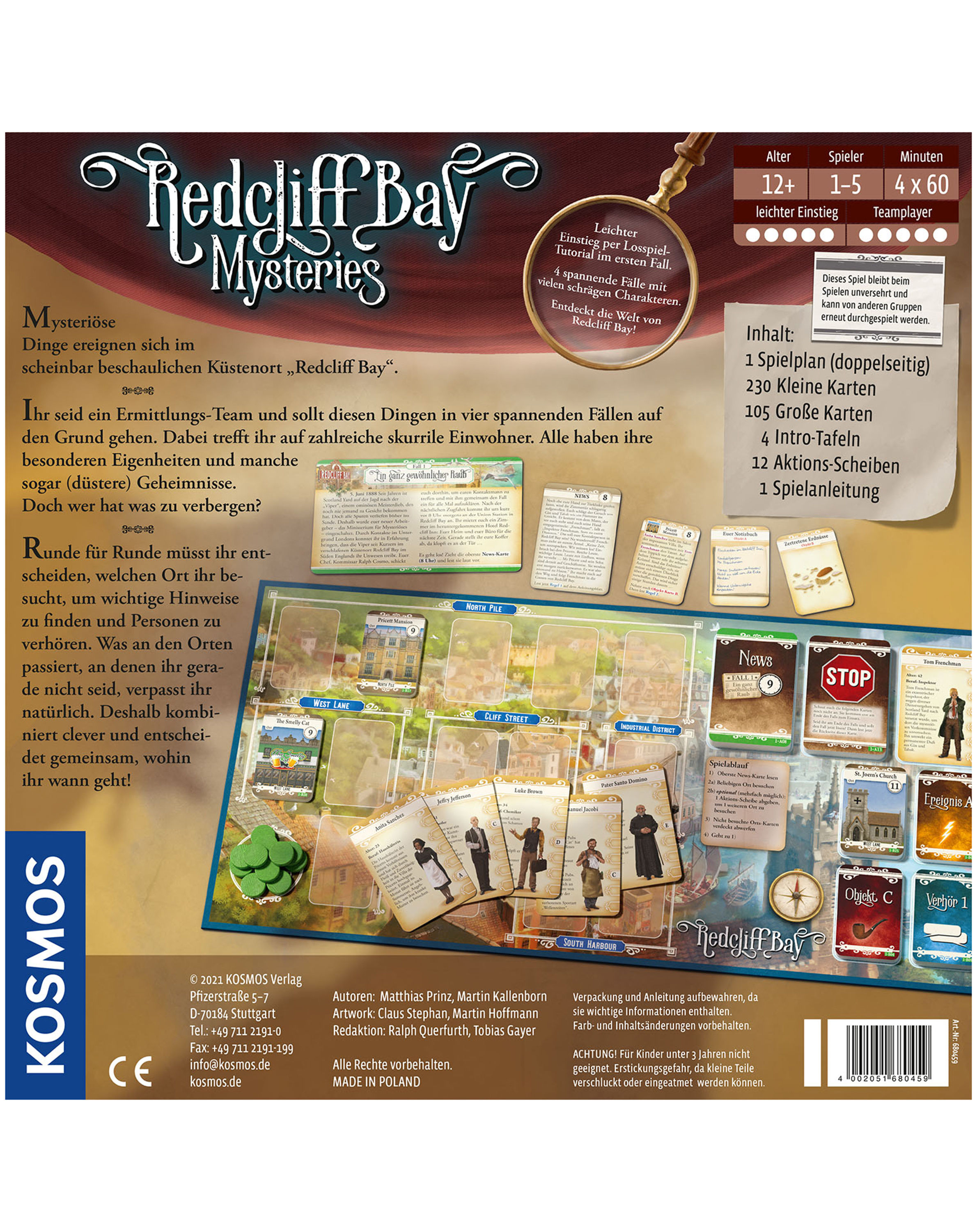 Gesellschaftsspiel REDCLIFF BAY MYSTERIES 2