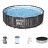 Bestway Steel Pro Max Frame Pool Komplett-Set Ø 427 x 107 cm