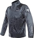 Dainese Rain Jacket, Motorrad leichte, packbare Regenjacke, mit reflektierenden Einsätzen