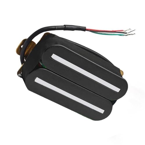 1Set Schwarz Elektrische Gitarre Humbucker Gitarre Pickup Mit Stahl Pole Gitarre Ersatzteile Single-Coil-Tonabnehmer