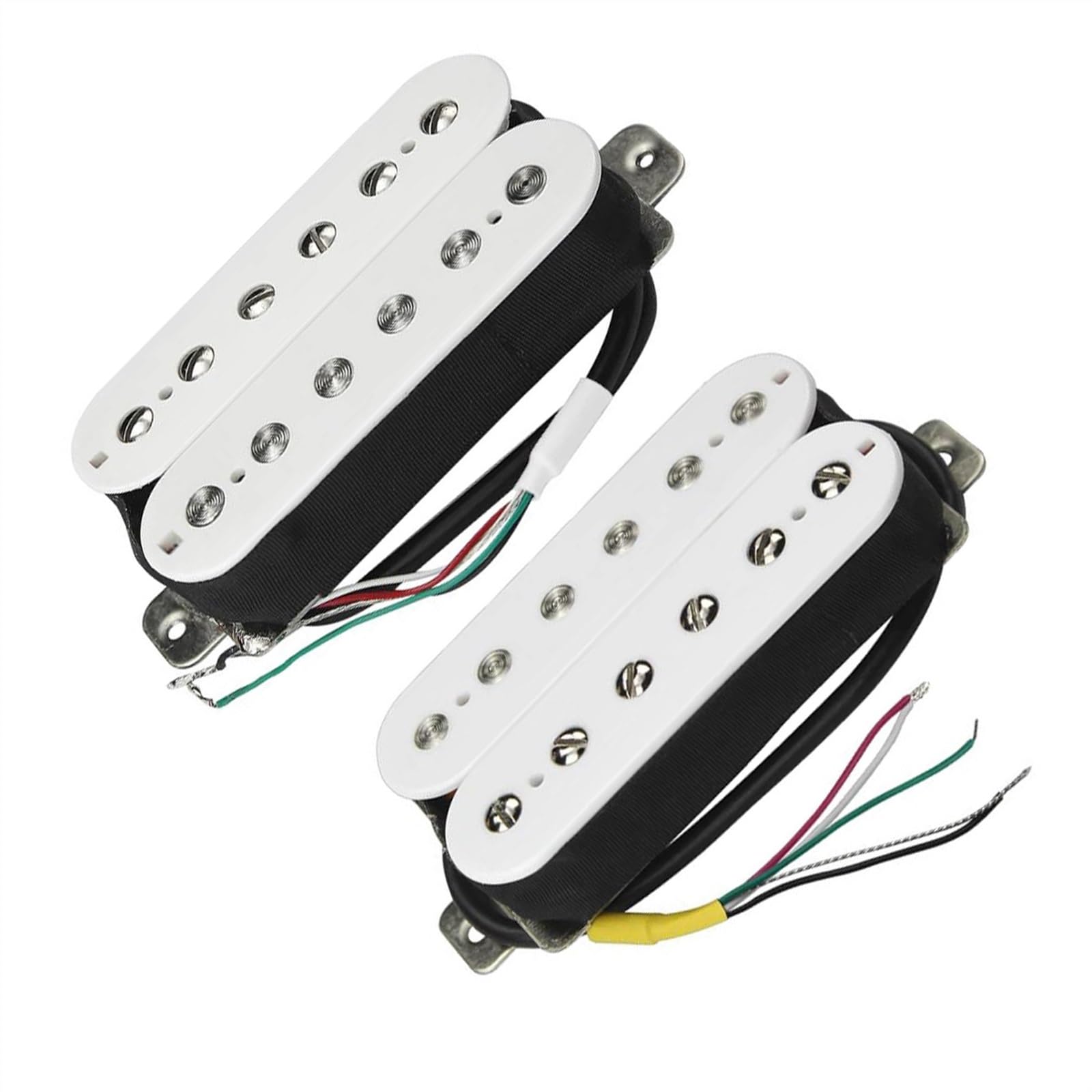 E-Gitarre Humbucker Pickup Weiß Exquisites Gitarrenzubehör-Set Single-Coil-Tonabnehmer