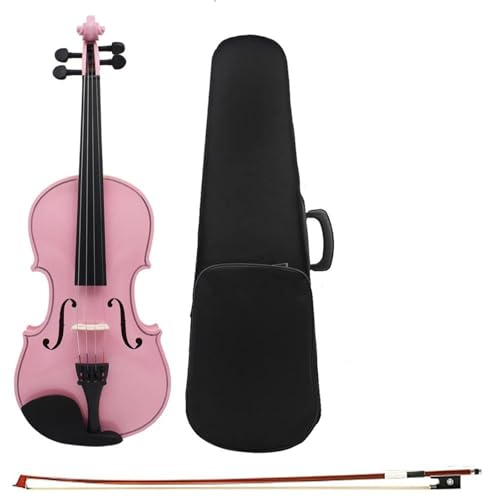 Standard Violine 4/4 Violine Transparenter Klang(Pink)