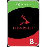 Seagate ST8000VN004  IronWolf 8 TB NAS intern Festplatte (8, 9 cm (3, 5 Zoll), 7200 u/min, 256 MB Cache, SATA 6 Gb/s, silber, Bulk)