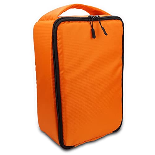 LORIER Multifunktionale Kameratasche Gepolsterte Tasche Fallbeutel Halterung Trennwand wasserdichte Kamera Handtaschen Video Digital Bag for Outdoor Fit for DSLR. Kamera Tasche (Color : Orange)